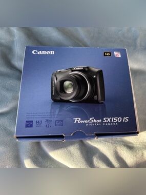 Canon PowerShot SX150 IS 14.1 MP Digital Camera with Box Used